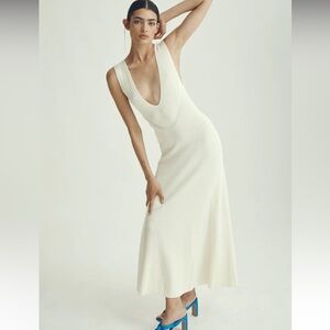 Rowie Knit white dress